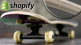 TESTING A SKATEBOARD FROM SHOPIFY [upl. by Anivlis293]