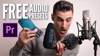 FREE AUDIO PRESETS FOR PREMIERE PRO  How to apply Audio Presets in Adobe Premiere Pro Import Pack [upl. by Ettezyl712]