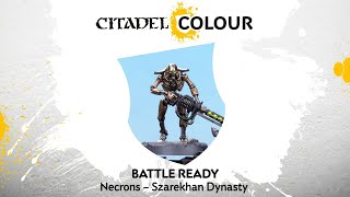 How to Paint Necrons – Battle Ready Szarekhan Dynasty [upl. by Aramac]