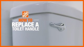 How to Replace a Toilet Handle  Toilet Repair  The Home Depot [upl. by Hasila]