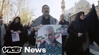 Iranians Mourning Soleimani Want Retaliation Against the US [upl. by Bourn]