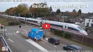 RailCam Passing with 16 Trains in 9 minutes [upl. by Llewol22]