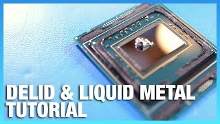 Skylake X i9 Delid amp Liquid Metal Application Tutorial [upl. by Noffihc]