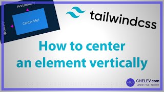 Tailwind CSS Quick Tips How to center an element vertically [upl. by Aneroc]