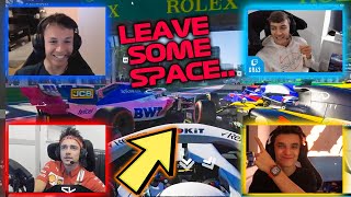 F1 Driver Plays Virtual F1 Game [upl. by Evot]