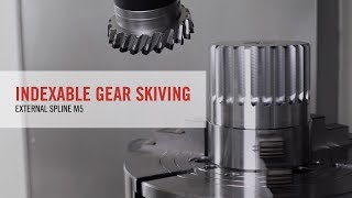 Indexable Gear Skiving  Seco Tools [upl. by Calva]