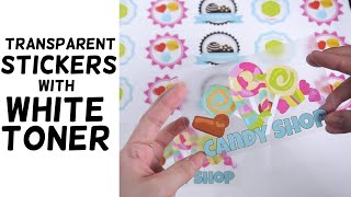 How to Print and Cut Transparent Stickers [upl. by Katzir]