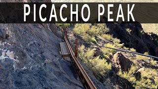 Picacho Peak Summit Hike  Hunter Trail  Eloy Arizona [upl. by Pepe]