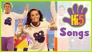 Hi5 Songs  Happy Monster Dance amp More Kids Songs  Hi5 Season 11 Songs of the Week [upl. by Aisekal]