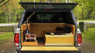 Wood Stove Truck Camper  How To Heat A Camper [upl. by Pollyanna]