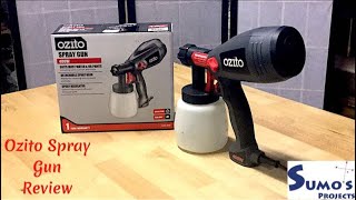 Ozito Spray Gun review [upl. by Eirrak917]