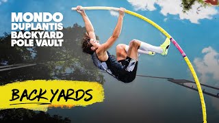 Breaking Pole Vault World Records In His Backyard [upl. by Ybanrab]