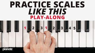 The BEST Way To Practice Piano Scales [upl. by Darbee]