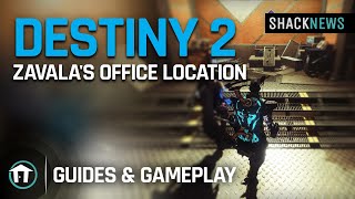 How to Find Zavalas Office  Destiny 2 [upl. by Aved]