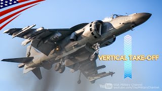 Legendary Harrier Jet – AV8B performs Vertical Takeoff and Landing [upl. by Elokyn176]