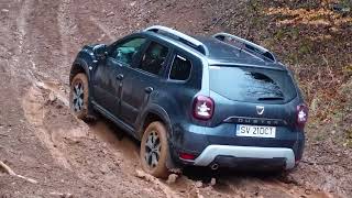 Dacia Duster 2WD vs 4WD In Mud 2024 [upl. by Doralynn]