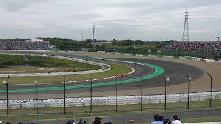 Formula 1 Suzuka 2019 FP2  Granstand quotCquot view [upl. by Leraj219]