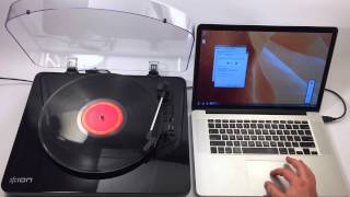 ION USB Turntables  listening through your computer speakers [upl. by Forland]