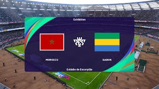 Morocco vs Gabon 06092024 Africa Cup of Nations PES 2021 [upl. by Hluchy307]