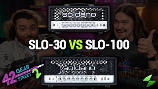 Soldano SLO30 vs SLO100 with John Browne and Mike Soldano [upl. by Skerl593]