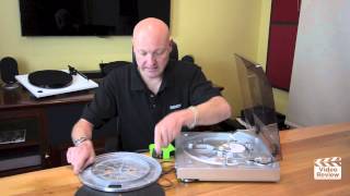 Tutorial  How To Replace A Turntable Belt [upl. by Tenenbaum232]