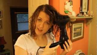 How To Use a Hair Diffuser and Get Natural Waves [upl. by Arahat]