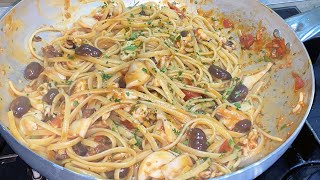 LINGUINE SEPPIOLINE E OLIVE [upl. by Liban]