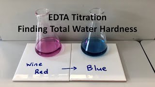 Total Water Hardness using EDTA Titration [upl. by Oer554]