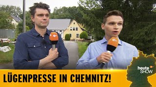 Wie rechts ist Sachsen Lutz van der Horst und Fabian Köster fahren Richtung Ostopia  heuteshow [upl. by Vachell]