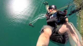 paragliding accident fall into the canopy  slow motion [upl. by Suzetta261]