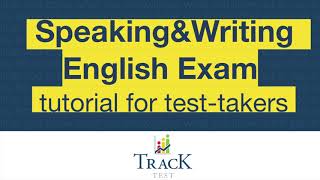 SPEAKINGampWRITING EXAM tutorial for testtakers [upl. by Icaj801]