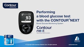 How to perform a blood glucose test  CONTOUR NEXT  mgdL  United States enUS [upl. by Ahtel748]