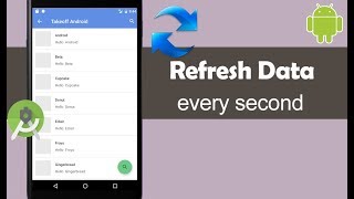 How to Refresh Data every Second  Android Studio Tutorial [upl. by Wichern834]