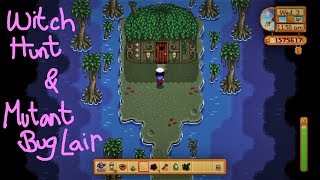 Open the Force Field in the Sewer and get a Witch Hunt quest  Stardew Valley [upl. by Ytsihc134]