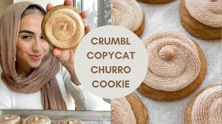 HOW TO MAKE THE BEST CRUMBL COOKIES AT HOME  Churro Flavor [upl. by Mehetabel]