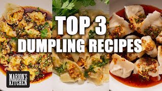 Top 3 Dumpling Recipes  Marions Kitchen [upl. by Nilla]