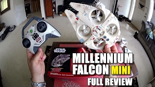 Star Wars MILLENNIUM FALCON MINI Drone  Full Review  Unbox Inspection Flight Test Pros amp Cons [upl. by Nurat]