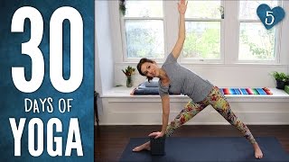 Day 5  FEEL ALIVE FLOW 30 Days of Yoga [upl. by Bugbee]