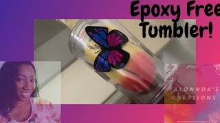 Epoxy free Acrylic Tumbler tutorial [upl. by Nnaeitak]