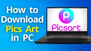 How to Download Picsart in pcLaptop windows 10  11 [upl. by Chamkis]