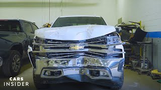 How Wrecked Cars Are Repaired  Cars Insider [upl. by Musa97]