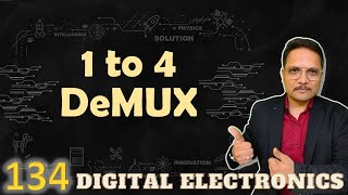 1 to 4 Demultiplexer Explained Working Truth Table Boolean Expression Circuit and Designing [upl. by Marela]