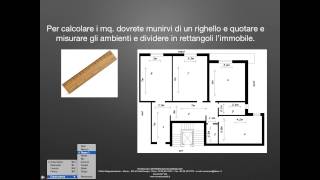 TUTORIAL CALCOLO METRI QUADRI COMMERCIALI [upl. by Smeaj]