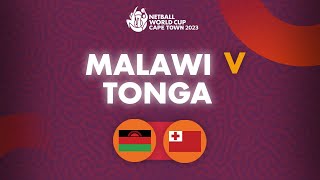 Highlights  PlayOffs and Placings Malawi v Tonga [upl. by Ahsinrev]