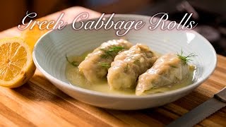 Greek Cabbage Rolls Lahanodolmades [upl. by Bunnie518]