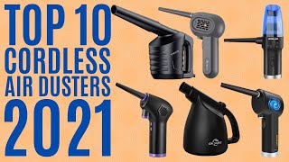 Top 10 Best Cordless Air Dusters of 2021  Compressed Air Blower Cleaner for Laptop Computer [upl. by Keyek260]