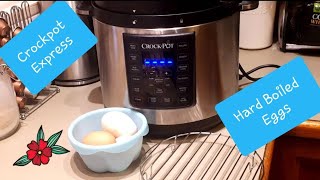 Crockpot Express perfect hard boiled eggs EASY [upl. by Paulette]