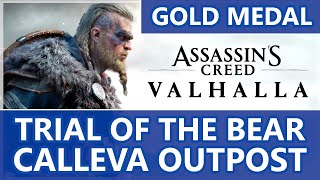 Calleva Outpost Bear Mastery Challenge Gold Medal  Assassins Creed Valhalla [upl. by Siramaj]