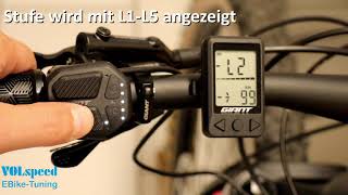 VOLspeed Tuning Giant  Bedienung mit RideControl Plus [upl. by Lenno]