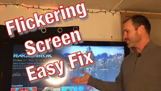 How To Fix a Flickering Screen 📺 on a Sony Bravia LCD TV [upl. by Siloam593]